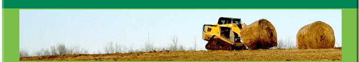 Mulching with hay for erosion control seeding